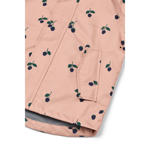 Liewood Regenset Pedia Berry Pale Tuscany – Nahaufnahme