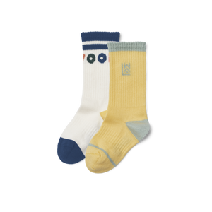 Liewood Socken Annette Lemonade / Creme de la Creme – Waschanleitung: Bei 40 Grad waschbar - Elastisch und angenehm zu tragen