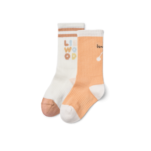 Liewood Socken Annette Light Apricot / Creme de la Creme – Waschanleitung: Bei 40 Grad waschbar - Elastisch und angenehm zu tragen