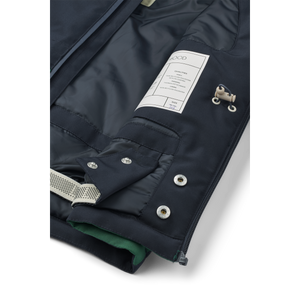 Liewood Winter-Ski-Jacke Kalle Classic Navy Garden Green – getragen