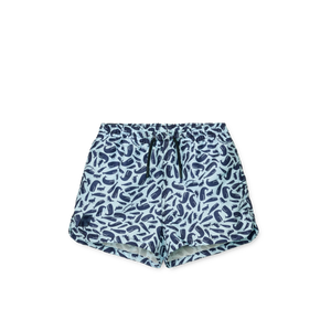 Liewood Badeshorts Aiden Ocean / Pure Sky – PRODUKTDETAILS - Kordelzug für optimalen Sitz, auch beim Toben - Dehnbar und Schnelltrocknend - Schützen mit UV-Schutz 30+