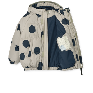 Liewood Daunenjacke Adelina Spots Dots Mist – Rückansicht