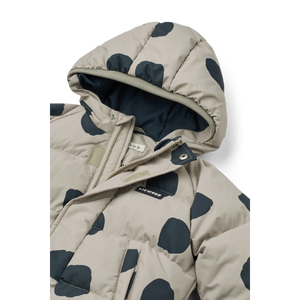 Liewood Daunenjacke Adelina Spots Dots Mist – Materialdetail