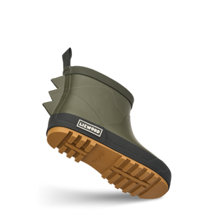Liewood Thermo Regenstiefel 'Jesse Dino' Army Brown – Detailansicht