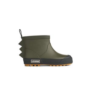 Liewood Thermo Regenstiefel 'Jesse Dino' Army Brown – Rückansicht