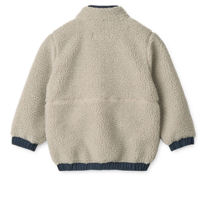 Liewood Fleece-Sweatshirt Balou Pile Mist – Rückansicht