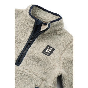 Liewood Fleece-Sweatshirt Balou Pile Mist – Materialdetail