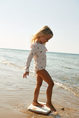 Liewood Badeshirt mit UV-Schutz Tenley Peach / Sea Shell – Rückansicht
