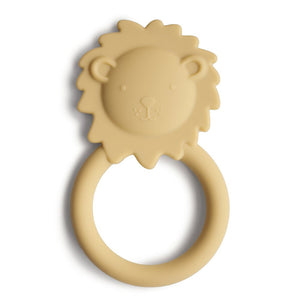Mushie Lion Teether | Yellow