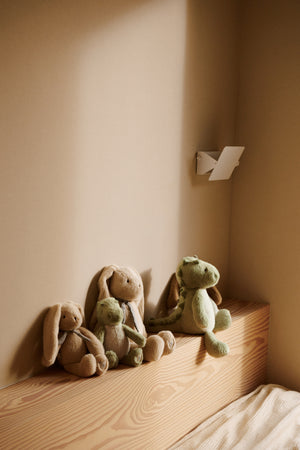 Liewood Plüschtier Berto Rabbit Teddy Mist – Materialdetail