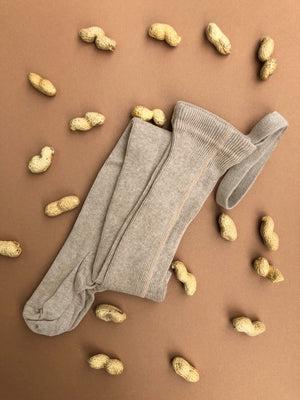 Collants sans pied Silly Silas "Retro" avec bretelles | Peanut Blend