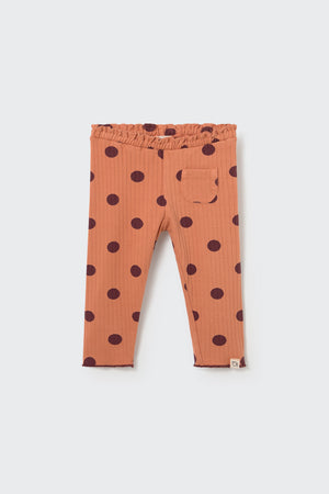 Cozmo Leggins Pink Siena – Kinderbekleidung aus 98% Bio-Baumwolle, 2% Elasthan | lilya.ch