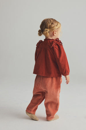 Cozmo Hosen Pink Siena – Kinderbekleidung aus 100% Bio-Baumwolle | lilya.ch