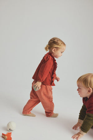 Cozmo Hosen Pink Siena – Kinderbekleidung aus 100% Bio-Baumwolle | lilya.ch