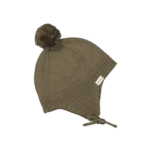 MarMar Baby Bonnet Tricoté "Alym" Tricot Feuille d'Olivier