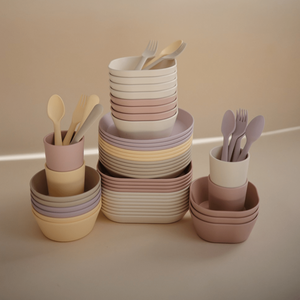 Mushie Kids Cutlery | Powder Blue