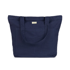 Nobodinoz Sac shopping "Paris-Tokyo Cobalt"