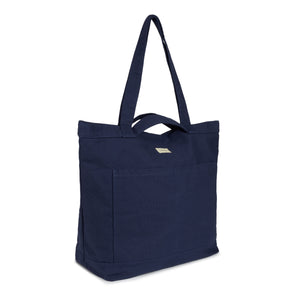Nobodinoz Sac shopping "Paris-Tokyo Cobalt"