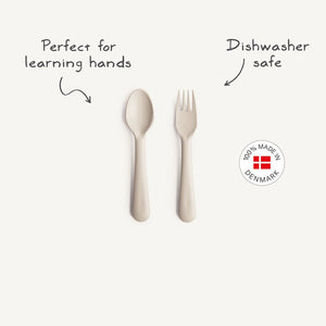 Mushie Kids Cutlery | Powder Blue