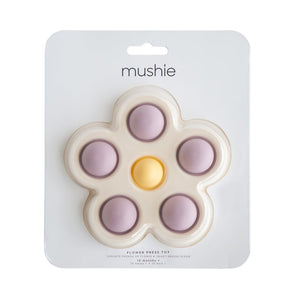 Mushie Blumen Babyspielzeug | Soft Lilac/Pale Daffodil/Ivory