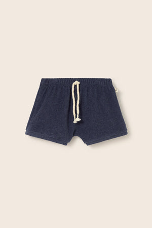 Cozmo Shorts Blue melange – nachhaltige Kinderbekleidung | lilya.ch