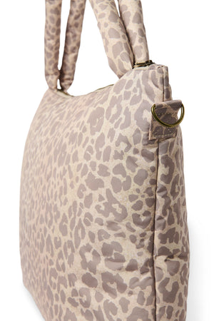 Studio Noos Puffy Wickeltasche | Beige Leopard
