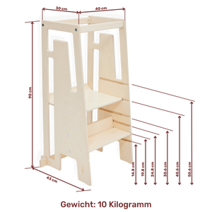 Tuki Learning Tower | Black