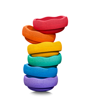 Stapelstein Original Mini "Rainbow Classic" lot de 6