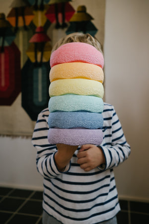 Stapelstein Original Mini "Rainbow Pastel" 6er Set