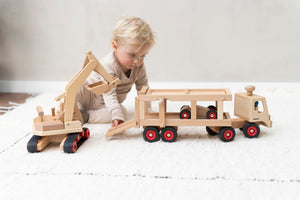 Fagus Bagger aus Holz – Detailansicht 5