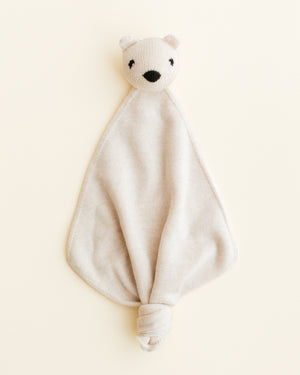 Hvid Kuscheltuch Teddy Tokki Cream aus Merinowolle – Gefertigt aus feiner, weicher Merinowolle.