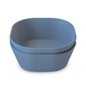 Mushie Kinderschüssel 2er Set | Twilight Blue