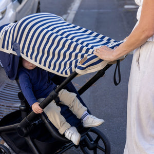 Cloby UV-Decke | Navy/Sandy Stripe