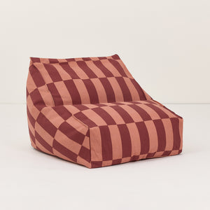 Nobodinoz Sitzsack-Sessel Vibes 68x60x40 | Bordeaux Fliesen