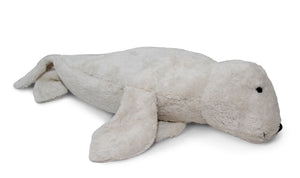 Senger Peluche/Bouillotte Phoque petit | Blanc