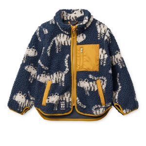 Liewood Nolan Fleecejacke Tiger / Classic navy – Die weiche und kuschlige Liewood Nolan Fleecejacke ist die perfekte Wahl für aktive Kinder, die Wert auf Komfort legen.