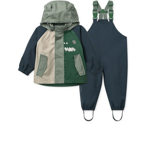 Liewood Manu Regenanzug-Set Play multi mix – Der funktionelle Regenanzug von Liewood schützt Kinder zuverlässig bei jedem Wetter.