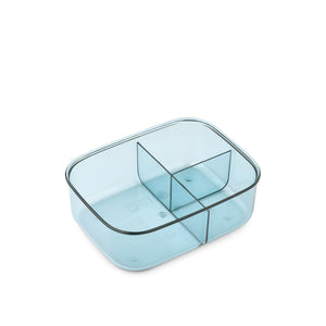 Liewood Lunchbox Arthur Tritan Race cars / Beach blue – Detailansicht