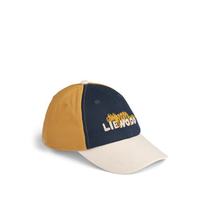 Liewood Danny Cap mit Stickerei Tiger mix – Die Liewood Della Cap ist eine stylische Trucker-Kappe für Kinder.