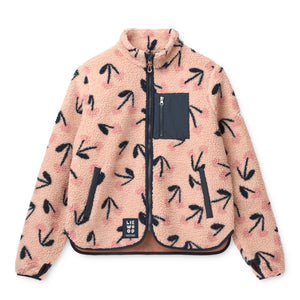 Liewood Nelson Fleecejacke Damen Mega Cherry heart / Rosey – Die Liewood Nelson Fleecejacke für Damen überzeugt als vielseitige Übergangsjacke mit stylischem Stoffmix.