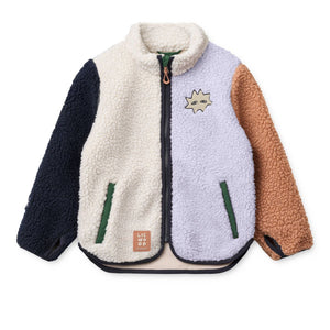 Liewood Nolan Fleecejacke Mood multi mix – Die Liewood Nolan Fleecejacke sorgt für weichen und angenehmen Komfort an kühleren Tagen.