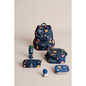 Liewood Lunchbox Arthur Universe / Classic navy – Rückansicht