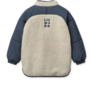 Liewood Runa Jacke Mist / Classic navy – Rückansicht