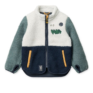 Liewood Nolan Fleecejacke Play mix – Weiche und gemütliche Fleecejacke von Liewood für Kinder.