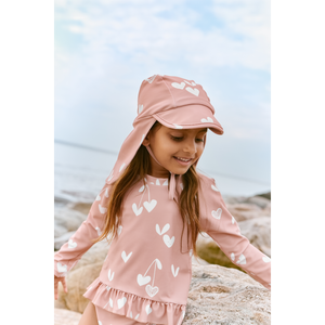 Liewood Sonnenhut Sweethearts / Pale tuscany – Detailansicht