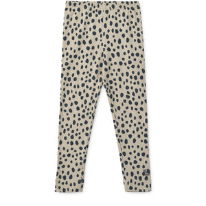 Liewood Marien Bedruckte Rib-Leggings Leo / Mist – Die Liewood Marien Rib-Leggings sind bequeme, weiche Leggings für Kinder.