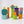 Grimm's 16 Building Blocks | Colorful Tree Discs