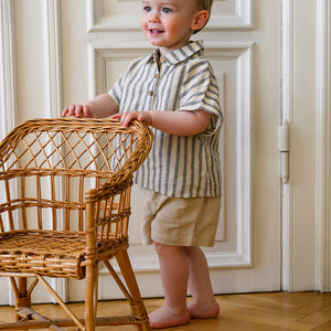 Cam Cam Shorts "Noa" | Beige Linen