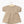 Minikane Puppenkleid Faustine Moka, Baumwollgaze mit Ballonärmeln für 28 cm Minikane Babies