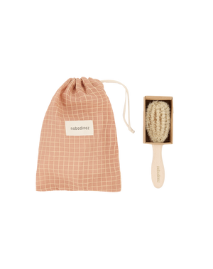 Nobodinoz Extra Soft Baby Hairbrush | Natural
